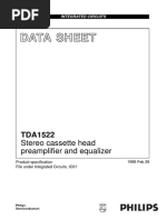 Data Sheet: Stereo Cassette Head Preamplifier and Equalizer