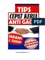 PDF Tips Cepat Kerja Anti Gagal Kumpulan Soal Psikotes Beserta Wawancara Kerja