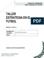 Estrategias y tácticas en el fútbol