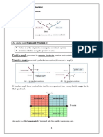 Angles:: Chapter5: Trigonometric Functions 5.1:angles and Radian Measure