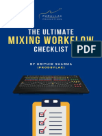 The Ultimate Mixing Workflow Checklist - FREE!