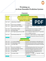 Workshop On Use of Products From Ensemble Prediction Systems