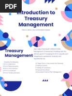 Introduction To Treasury Management: Here Is Where Your Presentation Begins