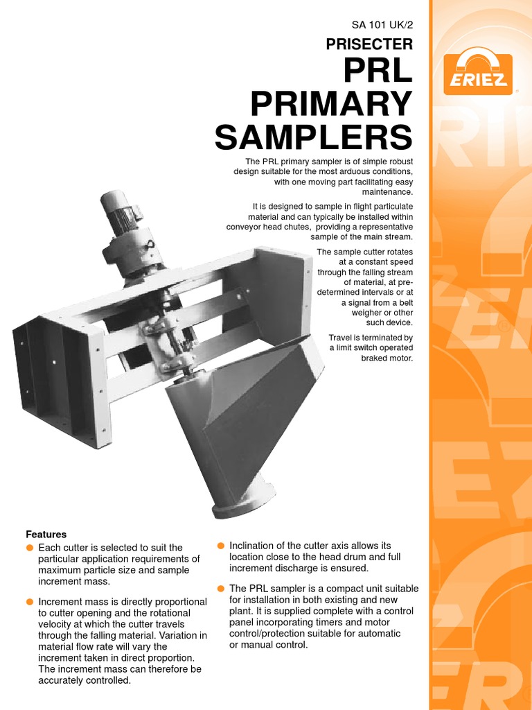 PRL Primary Samplers | Download Free PDF | Flow Measurement ...