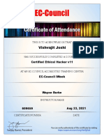 Certificate of Attendance