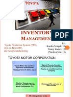 Toyota Inventory Management