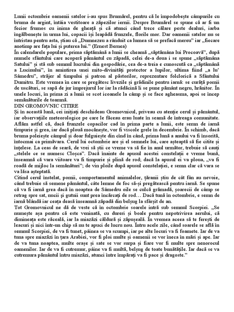 Despre Octombrie | PDF
