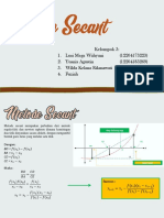 Materi Metode Secant