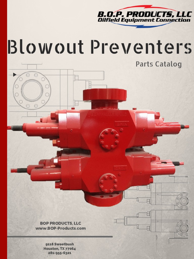 Bop Type U & Um Replacement Parts Catalog | PDF | Piston | Valve
