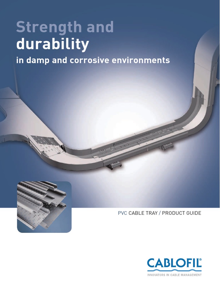 PVC Cable Tray Product Guide | PDF | Polyvinyl Chloride | Pipe (Fluid ...