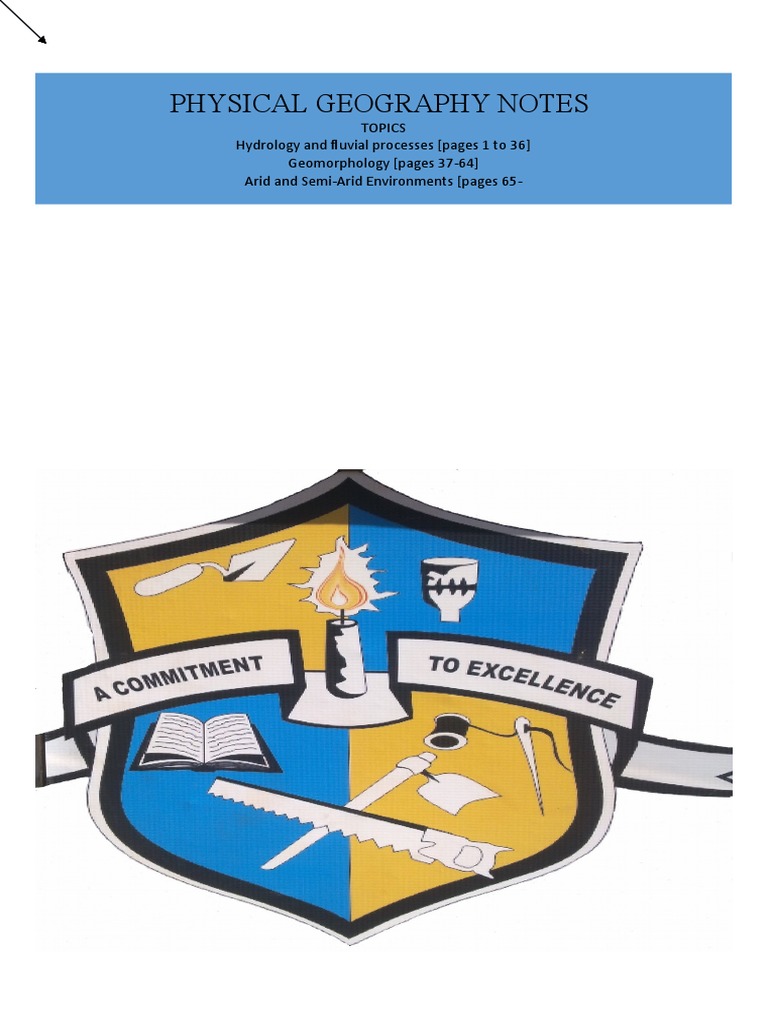 A Level Geography Notes-1 | Download Free PDF | Groundwater | Drainage ...