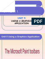 Ict Year 1: Using A Graphics Application