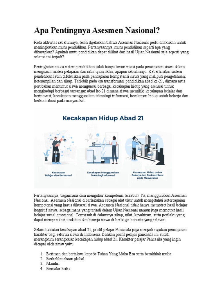 Materi Bimtek Akm Pdf