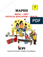 Mapeh 7: Music - Arts Physical Education - Health