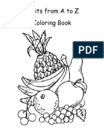 Fruits From a Z Color Book