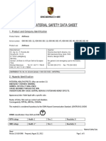 Material Safety Data Sheet: 1. Product and Company Identification