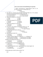 Test I. Encircle and Choose The Correct Answer For The Following Test Question