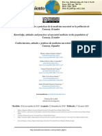 Recibido: 20 de Noviembre de 2019 Aceptado: 22 Diciembre de 2019 Publicado: 17 de Enero 2020