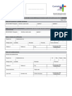 Formulario Comunicacion Previa Inicio de Actividad