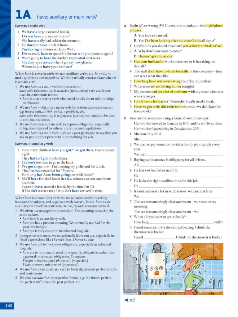 Unit 1A Grammar New - English - File - Advanced - SB | PDF