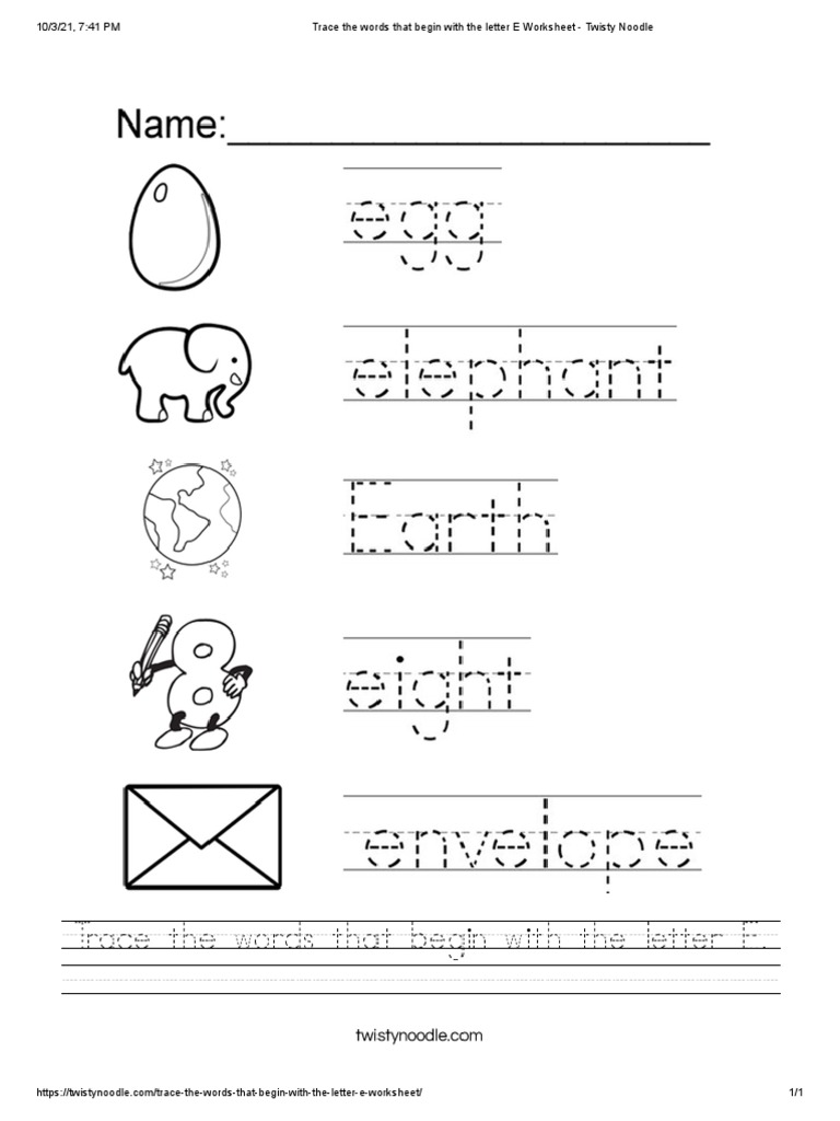 Letter O Worksheets Twisty Noodle