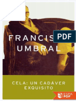 Francisco Umbral Cela Un Cadaver Exquisito