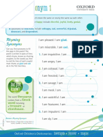 Dictionaries JohnFoster Synonym