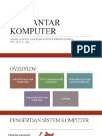 Pengantar Komputer Materi 1