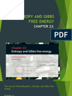 Chapter 23-Entropy & Gibbs Energy