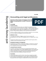 Accounting and Legal Professions: Summary of The Impact of Changes To The Draft Anti-2006 Coverage