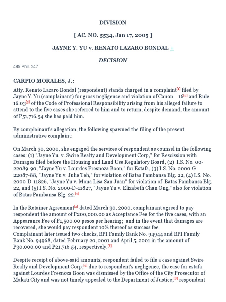 Legal Ethics Landmark Full Cases Part 3 PDF Lawyer Lawsuit