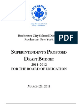 RCSD Budget Tips for Advocacy - The Children's Agenda