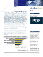 BI in The Public Sector TheValue of Efficient Resources Utilization White Paper