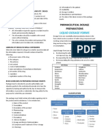 Liquid Dosage Forms: Otc Drugs