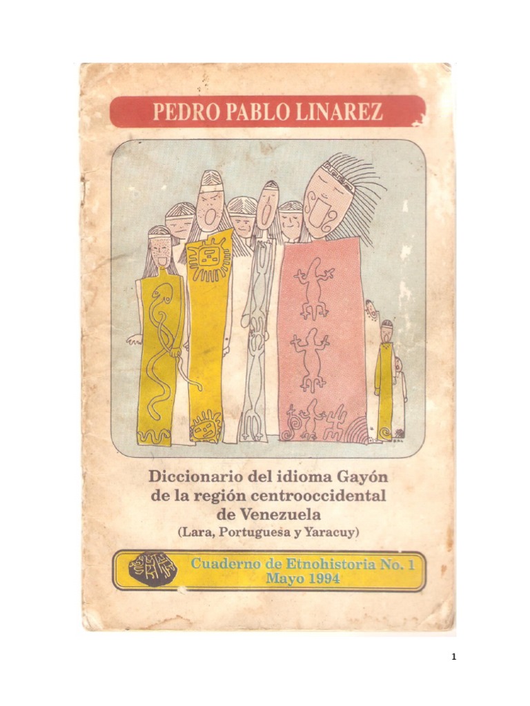 Diccionario de La Lengua Gayon de La Region Centro-Occidental de ...