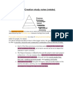 Study Notes For The Value Creation Module Tourism Management