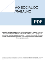 DIVISÃO SOCIAL DO TRABALHO