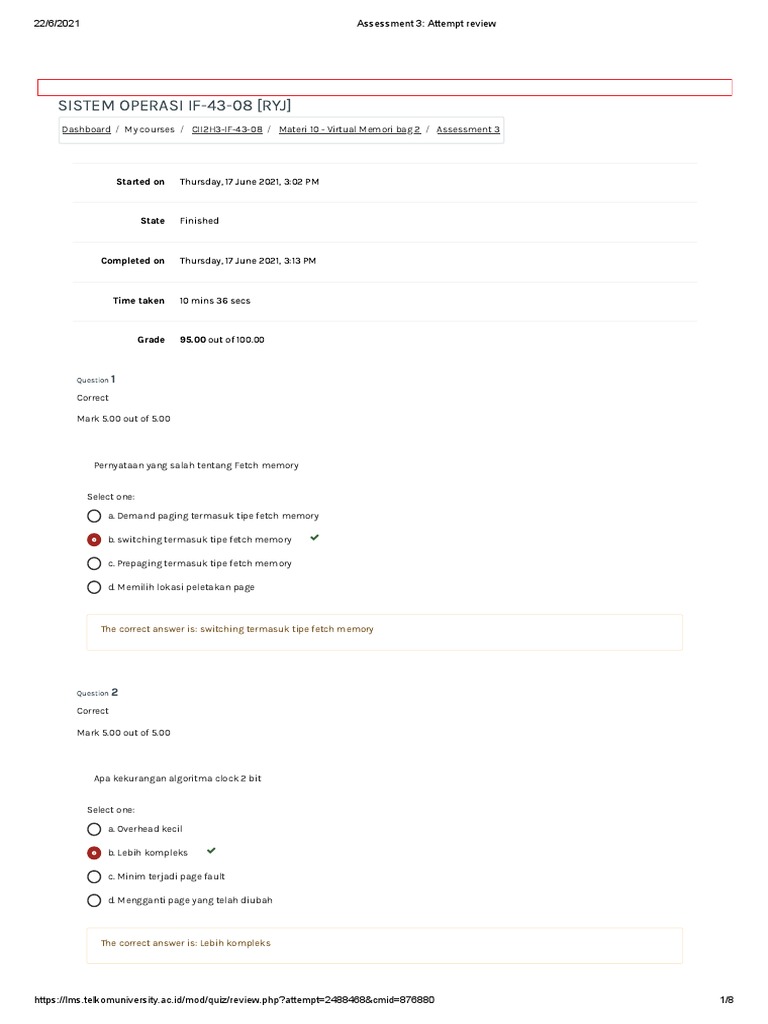 VIRTUAL MEMORY OPTIMIZATION | PDF
