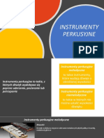 Instrumenty Perkusyjne