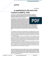 Deep Weathering in The Semi Arid Coastal Cordillera, Chile