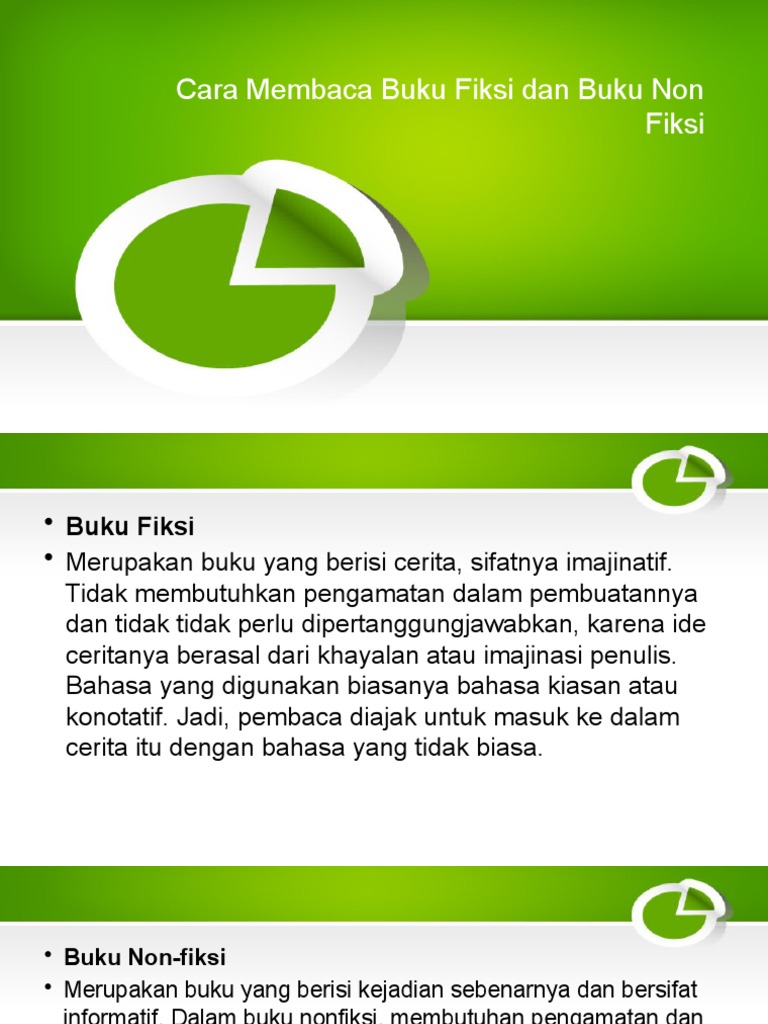 Cara Membaca Buku Fiksi Dan Buku Non Fiksi Kelas 8 Pdf