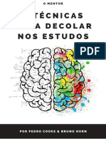 Ebook 4 TÃ©cnicas para Decolar Nos Estudos