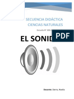 Secuencia Naturales EL SONIDO Quinto Grado - PDF Versión 1