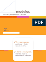 Usando Modelos para Multiplicación y División