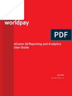 Worldpay Ecomm Iq Reporting and Analytics User Guide V4.10