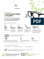 Infografia Como Puedo Limpiar Mis Gafas Covid 19