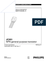 Data Sheet: NPN General Purpose Transistor
