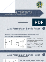 Luas Permukaan Benda Putar