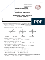 Summative Test in Gen Math 1