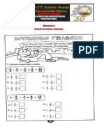 Divisão de Frações - Matemática